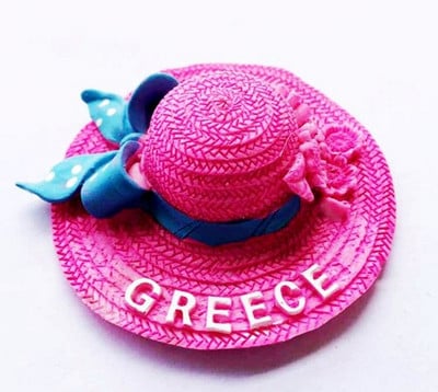 Graikija Santorini Atrakcionai Vaza Dovanų Krepšys 3D Šaldytuvas Šaldytuvas Magnetai Turizmas Suvenyrai Magnetiniai lipdukai Namų apdaila