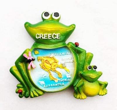 Graikija Santorini Atrakcionai Vaza Dovanų Krepšys 3D Šaldytuvas Šaldytuvas Magnetai Turizmas Suvenyrai Magnetiniai lipdukai Namų apdaila