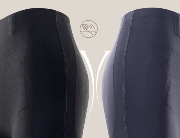 Ženske tajice čistog kroja sa visokim strukom - elastične