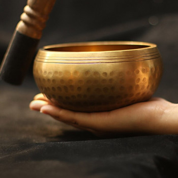 Непал Тибетски будистки набор от купи Pad Ring Mallet Meditation Singing Bowls Kit for Home Bedroom Temple Yoga Studio Decor