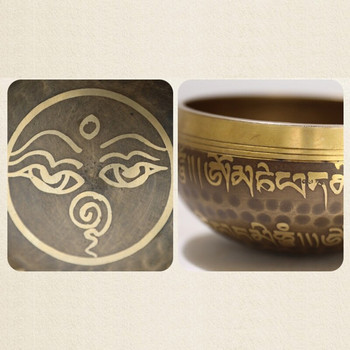 Непал Тибетски будистки набор от купи Pad Ring Mallet Meditation Singing Bowls Kit for Home Bedroom Temple Yoga Studio Decoration Gift