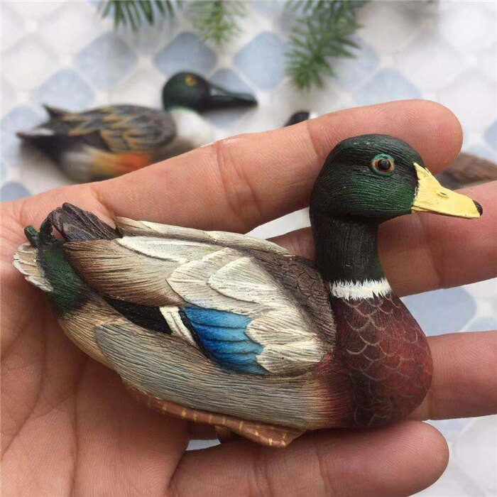 Magnet na chladničku z živice, kreatívny export, bytové zariadenie, naše originálne produkty, vysoko kvalitná kolekcia, super jemné kačice
