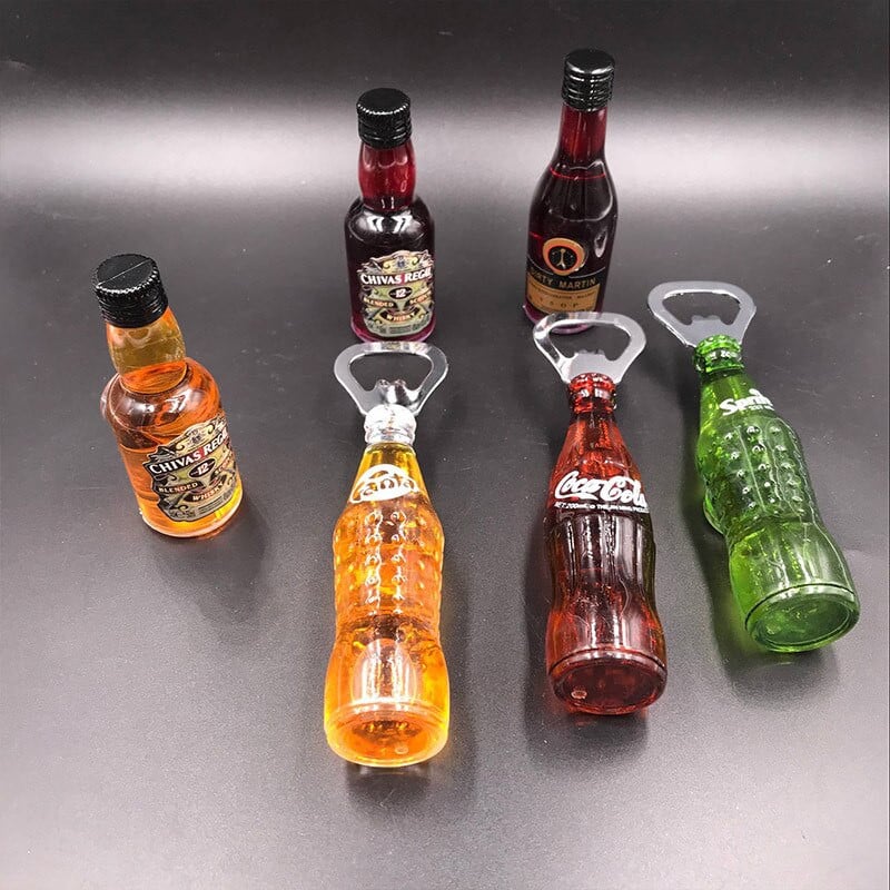 Sörösüvegnyitó hűtő borosüveg borosüvegnyitó sörnyitó mágneses címke dekoráció hűtőmágnesek