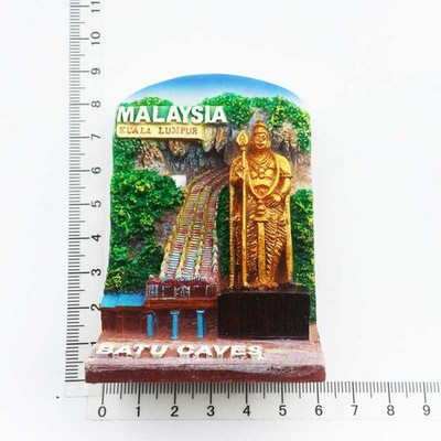 Magnetické magnety na chladničku Malajzia Kuala Lumpur Baru jaskyňa Penang Pasáž Turistika Pamätník Dekorácie Remeslá