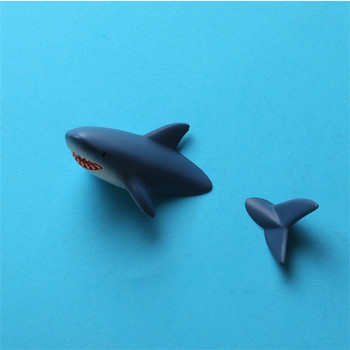2/Pcs Resin 3D Animal Shark Магнити за хладилник Стикери за съобщения за хладилник Възрастен мъж Момиче Момче Деца Детска играчка Подаръци за рожден ден