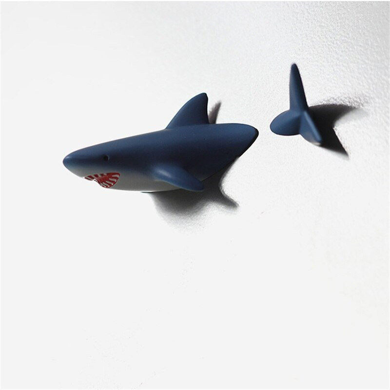 2/ks živicové 3D zvieracie magnety na chladničku so žralokmi, nálepky na chladničku, dospelí, muži, dievčatá, chlapci, deti, hračky, darčeky k narodeninám