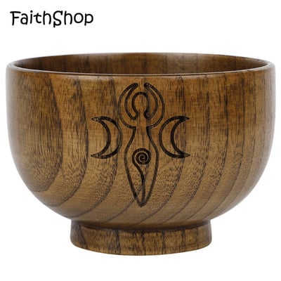 Aukuro dubuo Rankų darbo mediniai dubenys Ritualiniai stalo reikmenys Ceremonija Mėnulio būrimas Astrologinis stalo žaidimas Raganavimo rekvizitas