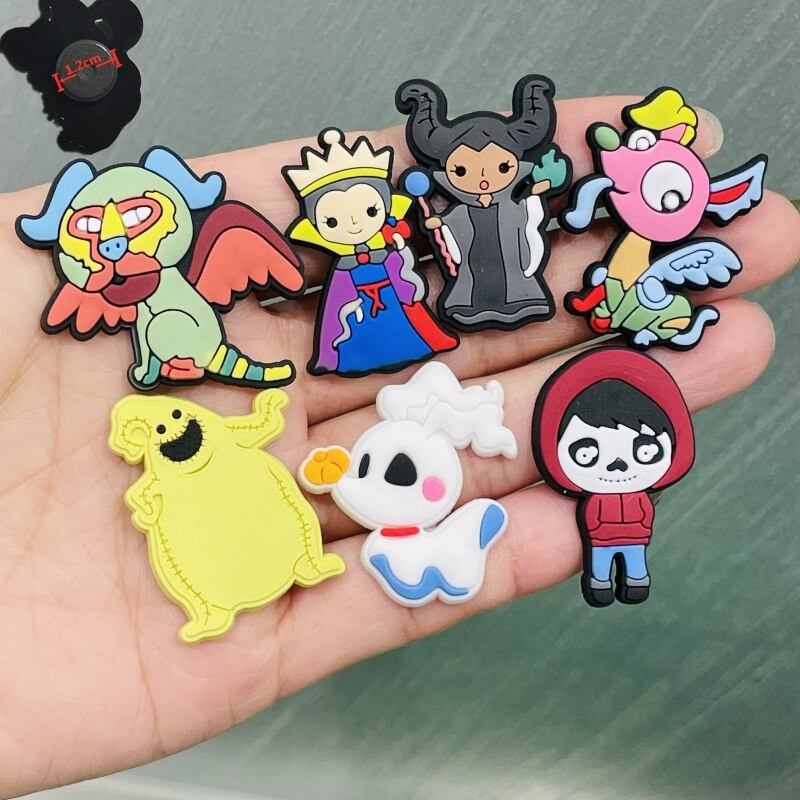 19 ks magnet na chladničku s princeznou a kráľovnou zombie, roztomilý dekoratívny domáci kreslený film, PVC nálepka, magnety na chladničku, detský halloweensky darček