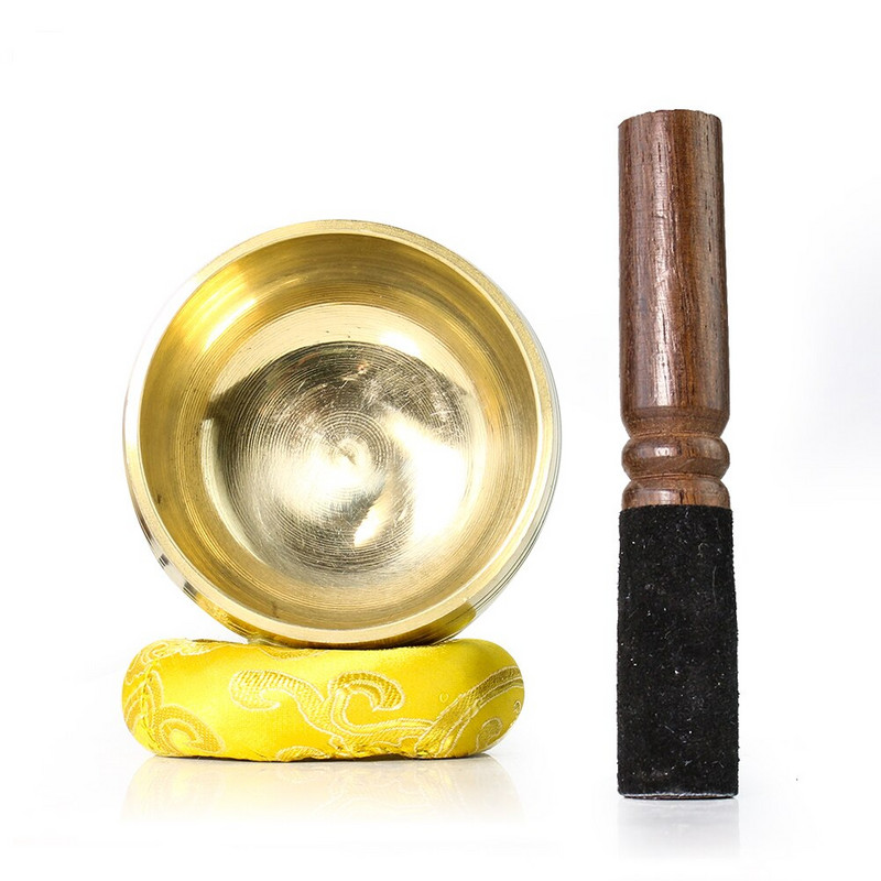 Ručne vyrobená leštená nepálska masívna medená budhistická tibetská spievajúca misa relaxačná audio hudba meditácia liečenie spev joga bytová dekorácia