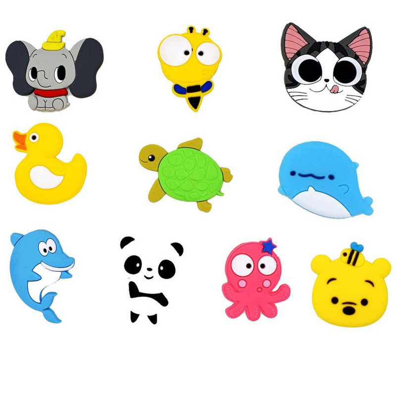 10 tk/partii dinosauruste külmkapimagnetid lastele kodukaunistuse komplekt Tugevad armsad Aniaml magnetkleebised külmkapi lauale mänguasja kingitus