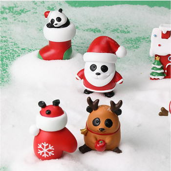 Χαριτωμένο Panda Ψυγείο Magnet Ψυγείο Μαγνητικό αυτοκόλλητο Χριστουγεννιάτικο αυτοκόλλητο Sichuan Chengdu Τουριστικό αναμνηστικό Χριστουγεννιάτικο δώρο