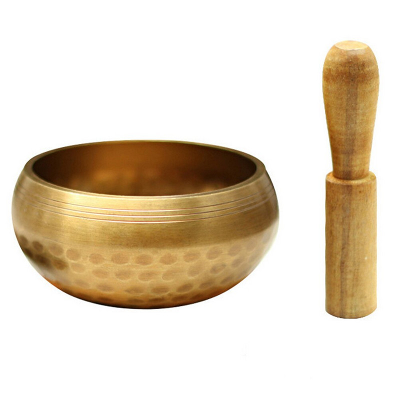 Set boluri tibetane bol cântând din cupru bol pentru meditație manuală manuală
