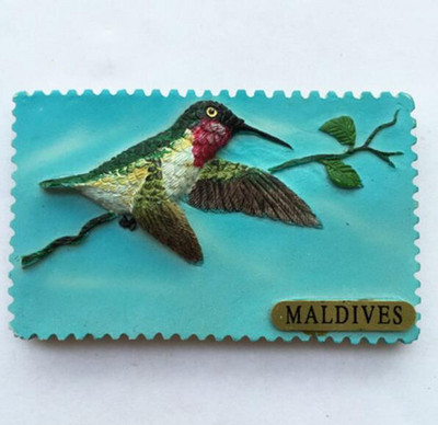 Maldives Gift Bag Doney Ship Shell Foot 3D Fridge Magnet Travel сувенир Хладилник Магнитни стикери Подарък за декорация на дома