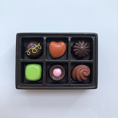 Nou pictat manual Mango Ciocolată Înghețată 3D Magneți pentru frigider Suveniruri de călătorie în lume Autocolant magnetic pentru frigider Home Decor