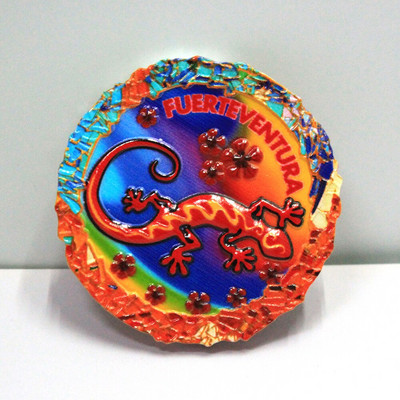 Gyanta hűtőmágnes Brüsszel Spanyolország India Kanada papagáj Emléktárgy Hűtőszekrény Mágneses matrica Kézműves lakberendezés