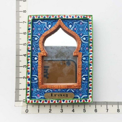 Blízky východ Irak Omán Magnety na chladničku Turistické suveníry Remeslá 3D živicový rám Magnetická lepidlo na chladničku Dekorácie do domácnosti Darčekové nápady