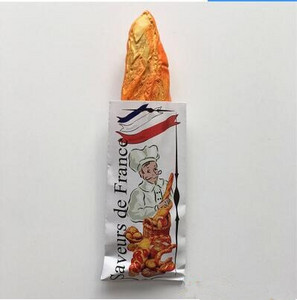 Francuska Papirnata vrećica od grubih zrna 3D smola Magneti za hladnjak Turistički suveniri Magnetske naljepnice za hladnjake Uređenje doma