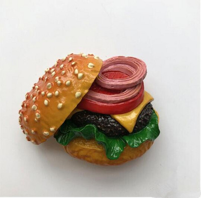 Francuska Papirnata vrećica od grubih zrna 3D smola Magneti za hladnjak Turistički suveniri Magnetske naljepnice za hladnjake Uređenje doma