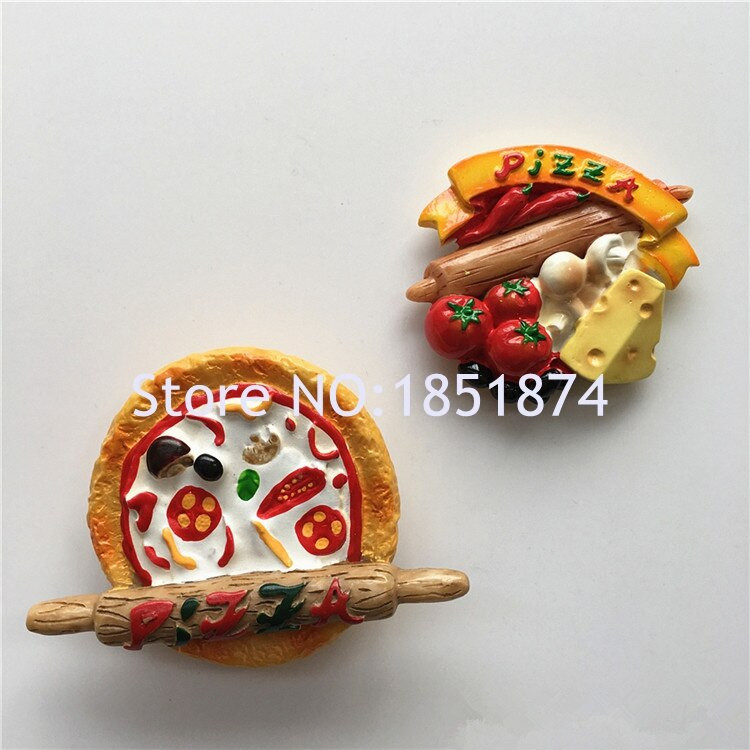 Francuska Papirnata vrećica od grubih zrna 3D smola Magneti za hladnjak Turistički suveniri Magnetske naljepnice za hladnjake Uređenje doma