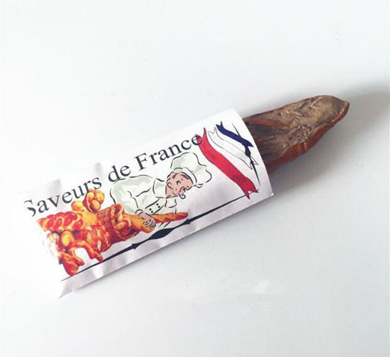 Francuska Papirnata vrećica od grubih zrna 3D smola Magneti za hladnjak Turistički suveniri Magnetske naljepnice za hladnjake Uređenje doma