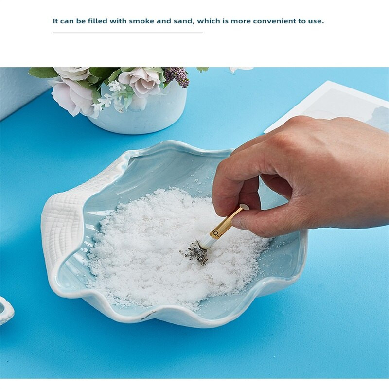 Podnos na šperky Conch Serie, biely porcelánový tanier na šperky, náhrdelník, náušnice, úložný box na ozdobné šperky
