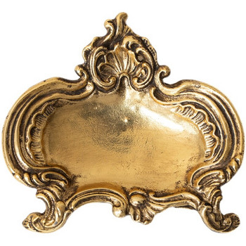 Chic Shabby French Country Metal Golden Crown Поставка за съхранение на бижута Органайзер за съдове Catchall Home Decoration