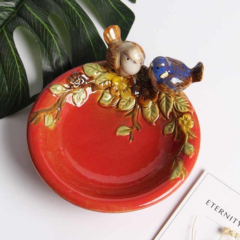 Priemer 13CM Dekorácia Svadobný tanier Keramický porcelánový domáci tanier Miska Nádoba Európsky luxusný život