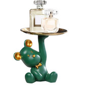 Įėjimas Meškiukas Figūrėlės Dervos Įėjimas Figūrėlės Dervos Raktų laikiklis Juvelyrinių dirbinių laikiklis Užkandžių padėklas vaisiams Įėjimas į namus