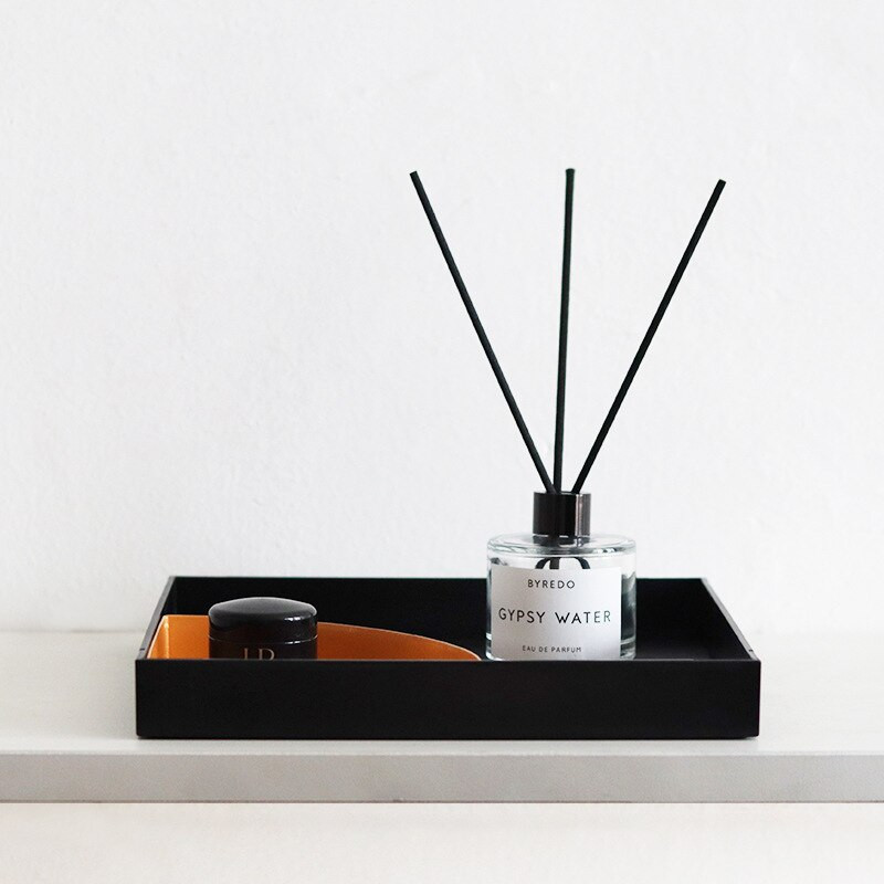 Culoare contrastantă Tavă de depozitare pătrată Placă de fier din plastic Sufragerie Verandă Cosmetice de birou Articole diverse Obiecte Organizator de bijuterii