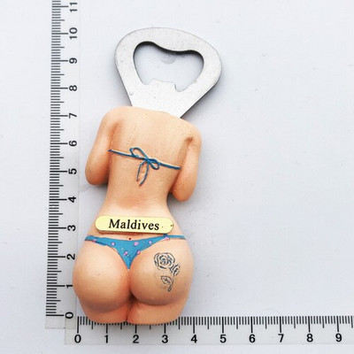 Maldīvu salas radošā sveķu magnēta ledusskapja uzlīme ar skatu uz jūru Bruņurupuču pludmales ceļojumu piemiņas rotājums amatniecības dāvana