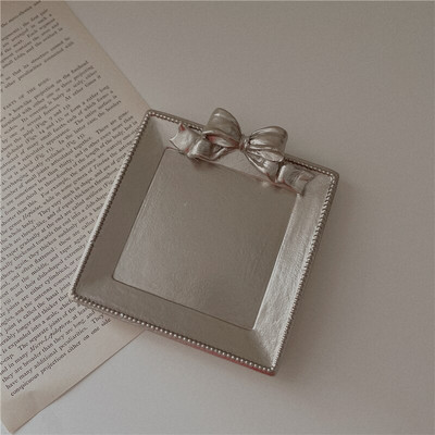 Retro prancūziško lanko papuošalų dėklo darbastalio apdaila Mažo padėklo dervos medžiaga Fotografijos rekvizitai Namų apdaila