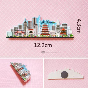 BABELEMI Shanghai Xinjiang Nanjing Beijing Xi'an Wuhan Chaoshan Dalian Harbin Sudzhou Chengdu Guilin Китай Сувенирен магнит за хладилник