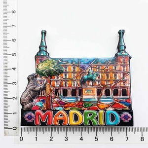 BABELEMI Suveniruri în Spania Magneti de frigider Barcelona Madrid Mallorca Valencia Sevilla Corvador Flamingo Girona Clădire faimoasă