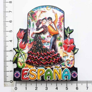 BABELEMI Suveniruri în Spania Magneti de frigider Barcelona Madrid Mallorca Valencia Sevilla Corvador Flamingo Girona Clădire faimoasă