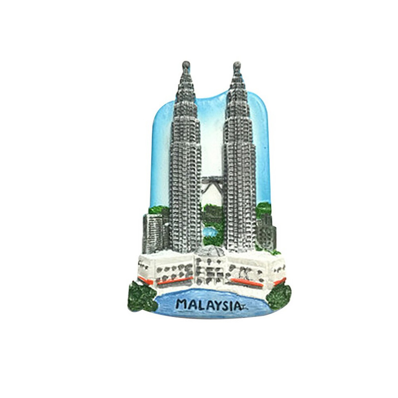 BABELEMI Malaizija Korėja Dubajus Brazilija Vengrija Norvegija Šaldytuvas Magnetas Šalys Suvenyrai Reisn Magnets Šaldytuvo puošmenos