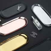 Romantic Time Tavă cu lumânări parfumate Nordic Retro Ins Style Metal Bijuterii de uz casnic Sfeșnic rotativ