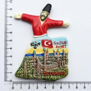 BABELEMI 3D Ceramic Turcia Istanbul Alanya Kemer Sanliurfa Magnet de frigider Suveniruri de călătorie Frigider Decor pentru casa