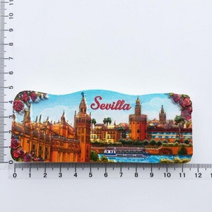 BABELEMI 1 бр. Hot Испания Мадрид Барселона Толедо Гранада Магнит за хладилник Сувенири Магнит за хладилник Стикери Подарък Домашен декор