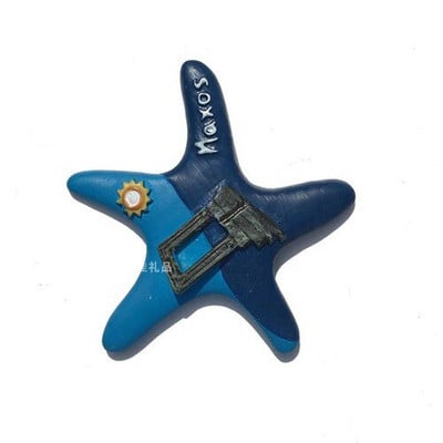 Dervos šaldytuvo magnetas Maldyvų Syrah stiliaus vandenyno kraštovaizdžio magnetinis lipdukas 3D trimatis dovanų papuošalų lipdukas