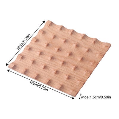 Otthoni dekorációs tálca Fa teástálca Asztal Tányér Uzsonnák Tálalótálca Tárolótál nappaliba Konyha Étkezőasztal Szálloda