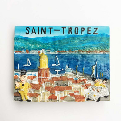 Ručno oslikana Francuska Provansa lavanda 3D magneti za hladnjak Turistički suveniri Magnetske naljepnice za hladnjake Uređenje doma