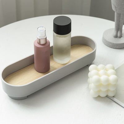 Δίσκος αποθήκευσης Desk Organizer Τραπέζι Διακοσμήστε Καλλυντικά Κοσμήματα Διάφορα Οθόνη Μακιγιάζ Επιτραπέζιο Δίσκος αποθήκευσης καλλυντικών Aromatherapy