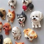 Magnet na chladničku, kreslený pes, corgi, doberman, samoye, buldog teriér, magnet na chladničku, bytová dekorácia
