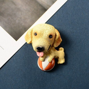 Magnet na chladničku, kreslený pes, corgi, doberman, samoye, buldog teriér, magnet na chladničku, bytová dekorácia