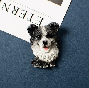 Magnet na chladničku, kreslený pes, corgi, doberman, samoye, buldog teriér, magnet na chladničku, bytová dekorácia