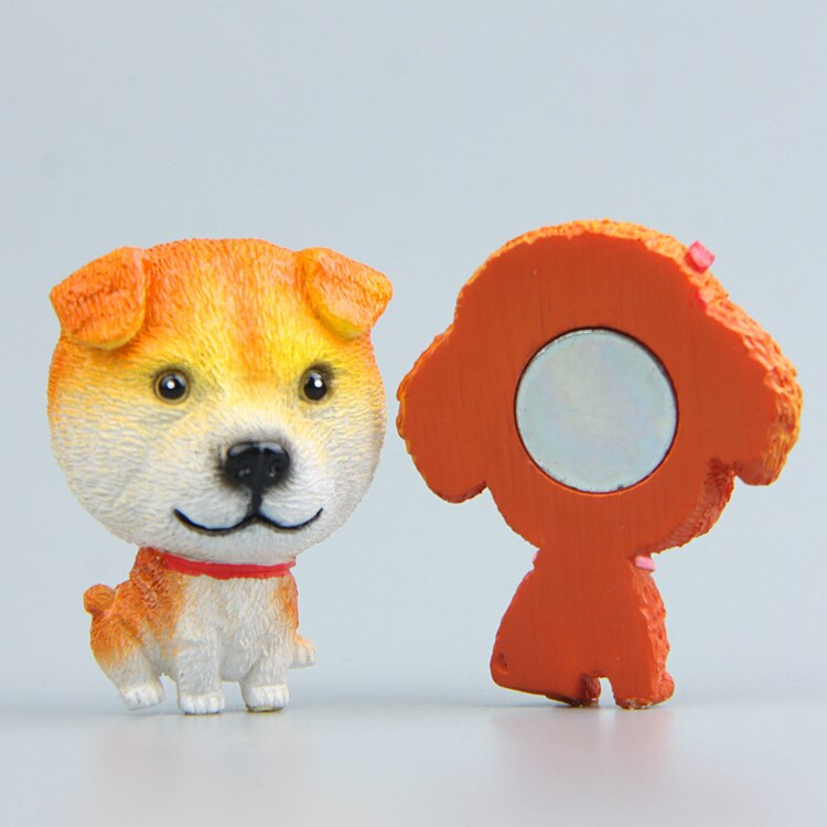 Magnet na chladničku, kreslený pes, corgi, doberman, samoye, buldog teriér, magnet na chladničku, bytová dekorácia