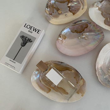 Nordic Ins Pearl Shell Поднос за маса Дрънкулка Парфюм Козметика Декоративен Сватбен грим Съхранение на бижута за баня За момичета Подаръци