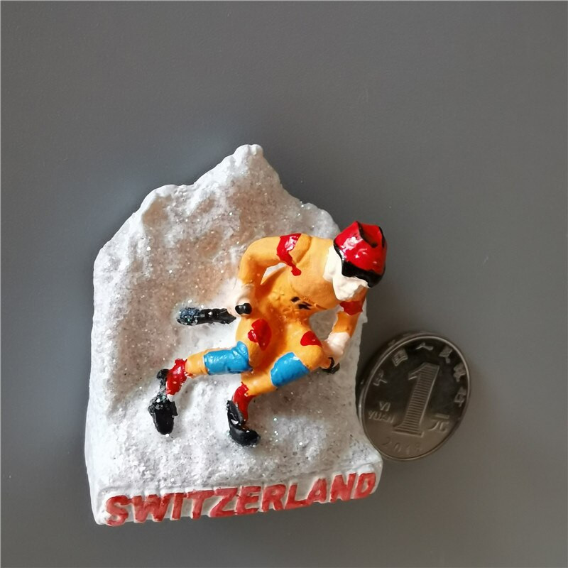 Europa Jungfrau Švicarska Putovanja Magneti za hladnjak Sat s kukavicom Schilthorn Švicarske krave Imanes Nevera Suvenir Magneti za hladnjak