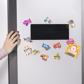 10 ks Doprava Magnet na chladničku Samolepka Roztomilá zábavná chladnička Farebná detská hračka Kancelárska tabuľa Gadget Dekorácia domácnosti