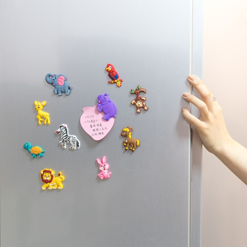 10 ks Doprava Magnet na chladničku Samolepka Roztomilá zábavná chladnička Farebná detská hračka Kancelárska tabuľa Gadget Dekorácia domácnosti